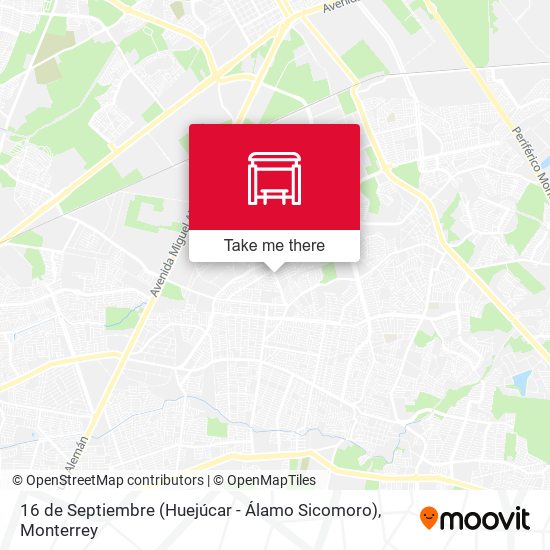 16 de Septiembre (Huejúcar - Álamo Sicomoro) map
