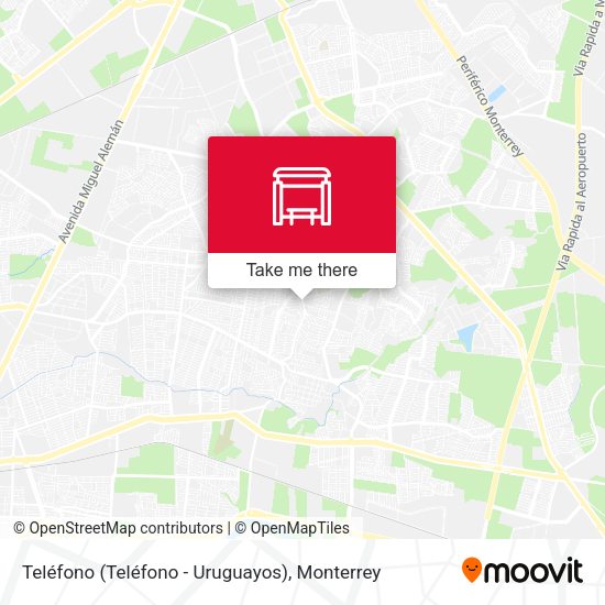 Mapa de Teléfono (Teléfono - Uruguayos)