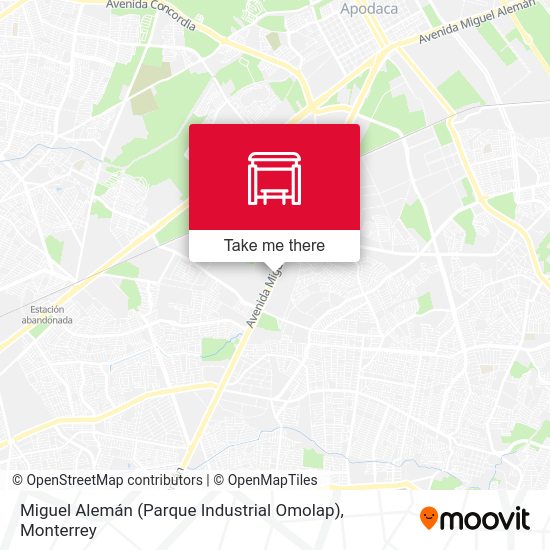 Miguel Alemán (Parque Industrial Omolap) map