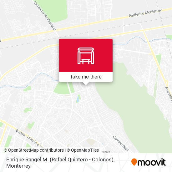 Mapa de Enrique Rangel M. (Rafael Quintero - Colonos)