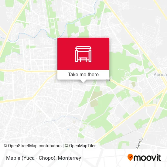 Maple (Yuca - Chopo) map