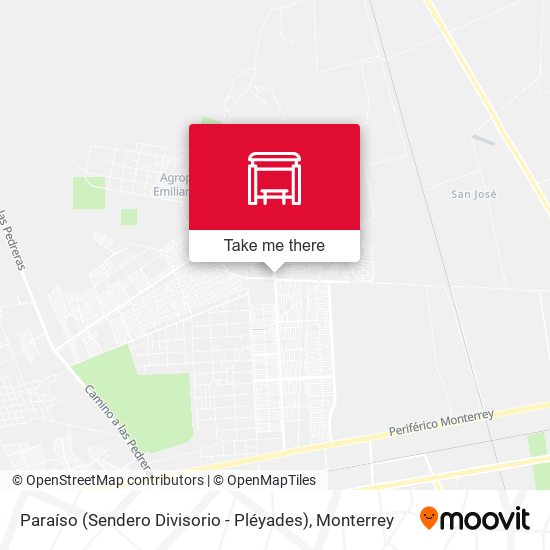 Paraíso (Sendero Divisorio - Pléyades) map