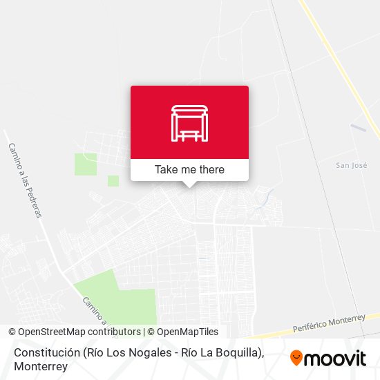 Constitución (Río Los Nogales - Río La Boquilla) map