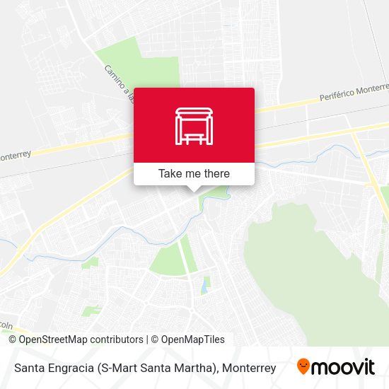 Santa Engracia (S-Mart Santa Martha) map