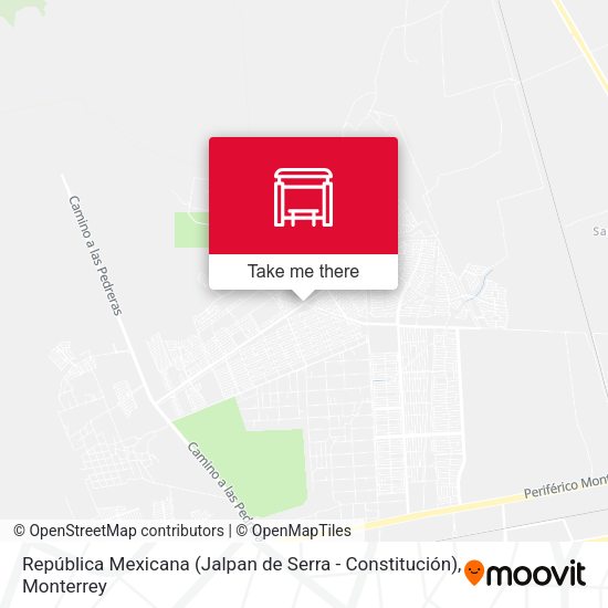 República Mexicana (Jalpan de Serra - Constitución) map