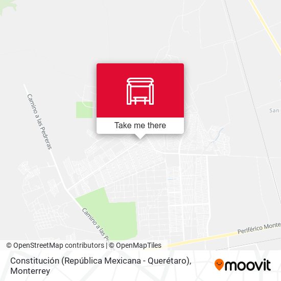 Constitución (República Mexicana - Querétaro) map