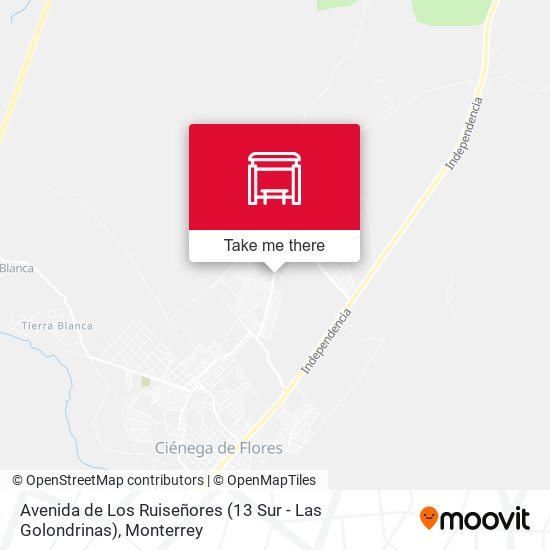Avenida de Los Ruiseñores (13 Sur - Las Golondrinas) map