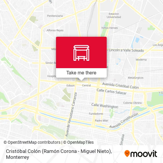 Mapa de Cristóbal Colón (Ramón Corona - Miguel Nieto)