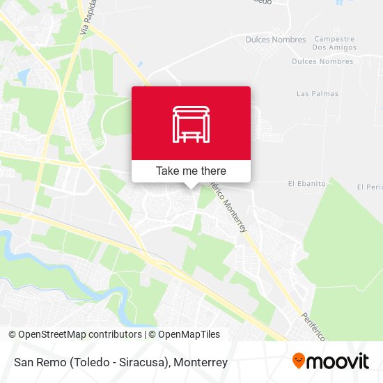 San Remo (Toledo - Siracusa) map