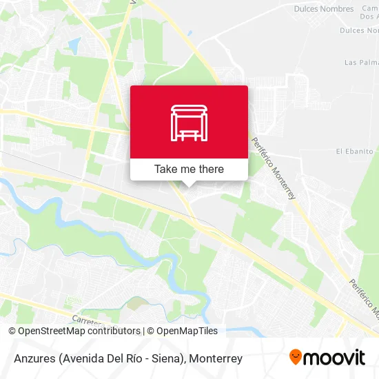 Anzures (Avenida Del Río - Siena) map