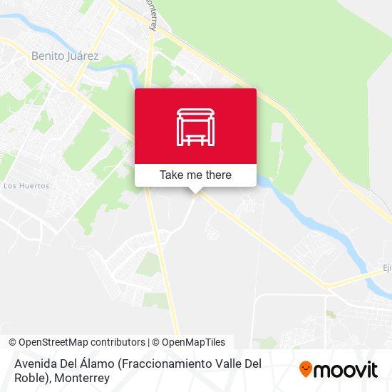 Avenida Del Álamo (Fraccionamiento Valle Del Roble) map