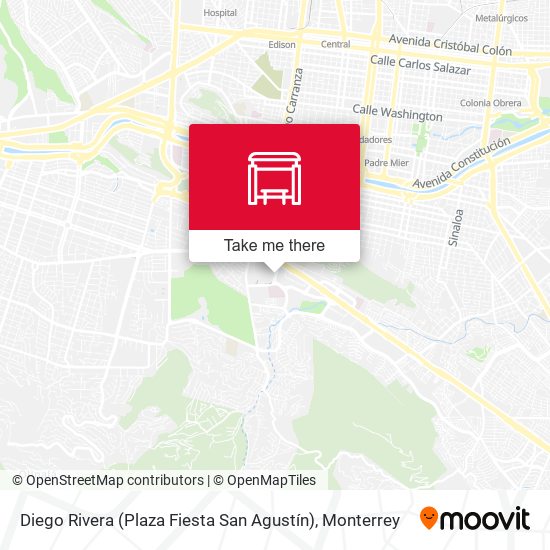 Diego Rivera (Plaza Fiesta San Agustín) map