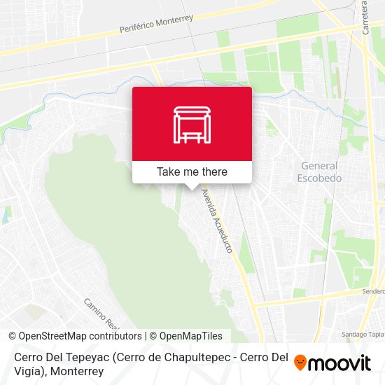 Cerro Del Tepeyac (Cerro de Chapultepec - Cerro Del Vigía) map