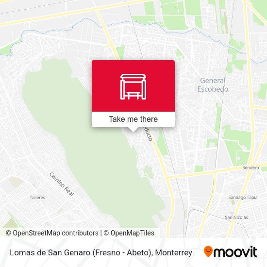 Lomas de San Genaro (Fresno - Abeto) map