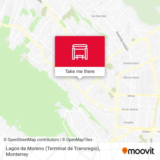Lagos de Moreno (Terminal de Transregio) map