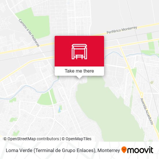 Mapa de Loma Verde (Terminal de Grupo Enlaces)