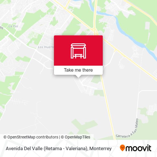 Mapa de Avenida Del Valle (Retama - Valeriana)