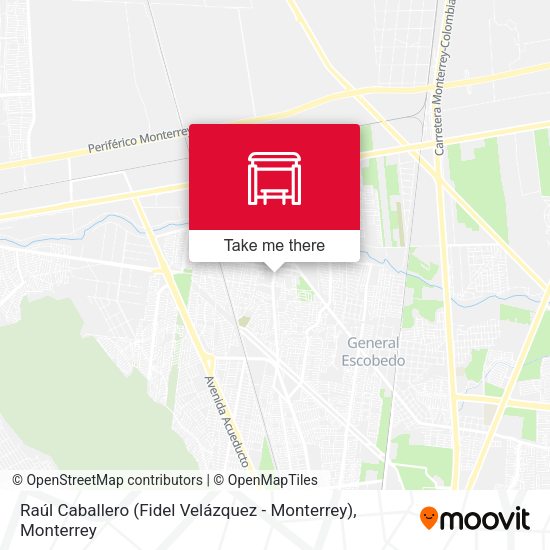 Mapa de Raúl Caballero (Fidel Velázquez - Monterrey)