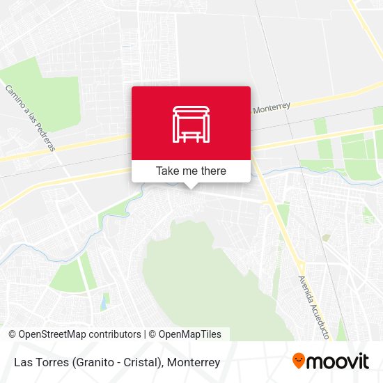 Las Torres (Granito - Cristal) map