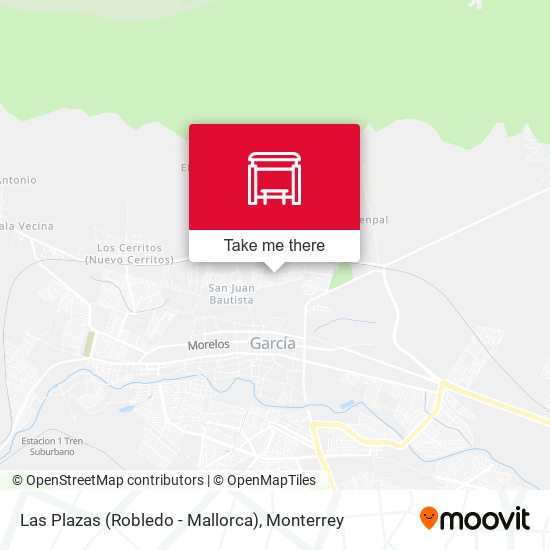 Las Plazas (Robledo - Mallorca) map