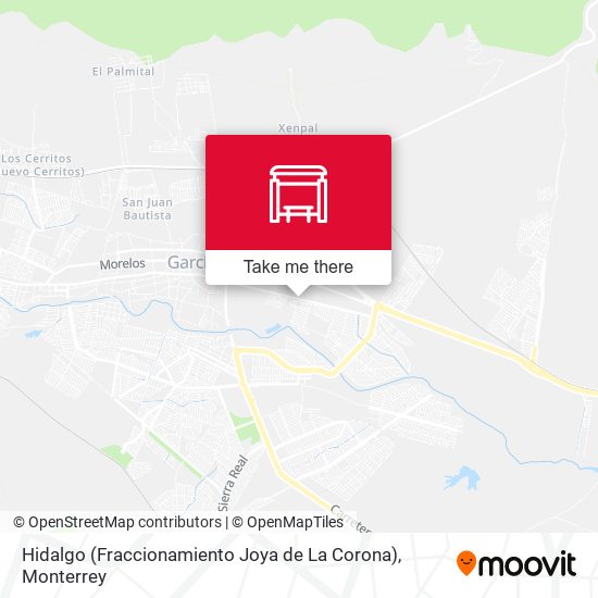 Hidalgo (Fraccionamiento Joya de La Corona) map