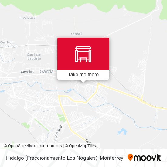 Hidalgo (Fraccionamiento Los Nogales) map