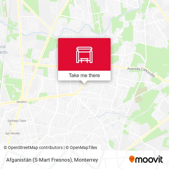 Afganistán (S-Mart Fresnos) map