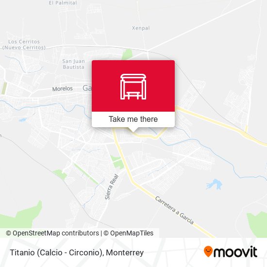 Mapa de Titanio (Calcio - Circonio)