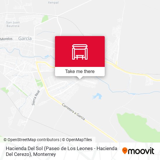 Hacienda Del Sol (Paseo de Los Leones - Hacienda Del Cerezo) map