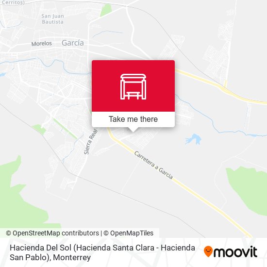 Hacienda Del Sol (Hacienda Santa Clara - Hacienda San Pablo) map