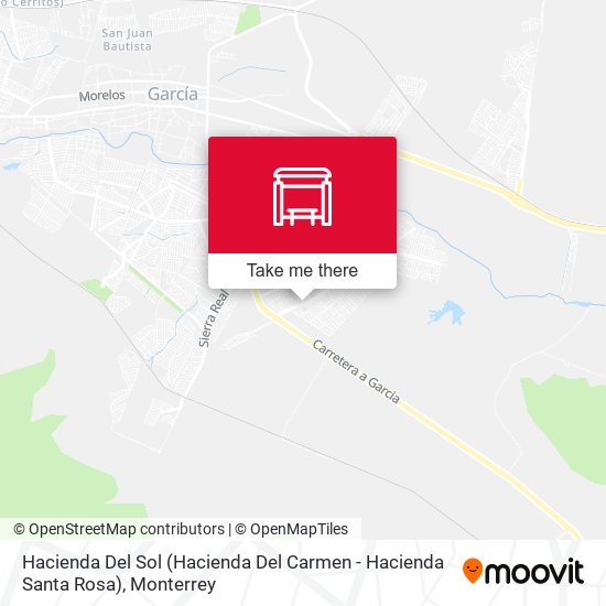 Mapa de Hacienda Del Sol (Hacienda Del Carmen - Hacienda Santa Rosa)
