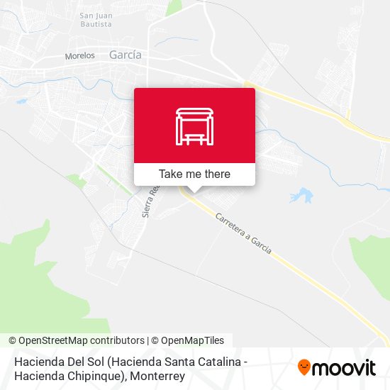 Hacienda Del Sol (Hacienda Santa Catalina - Hacienda Chipinque) map