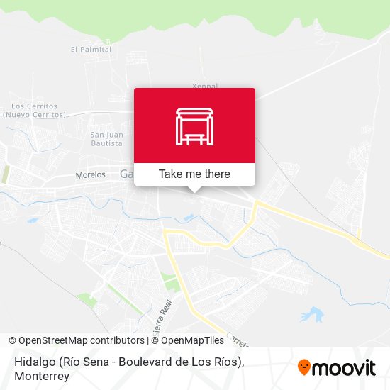 Hidalgo (Río Sena - Boulevard de Los Ríos) map