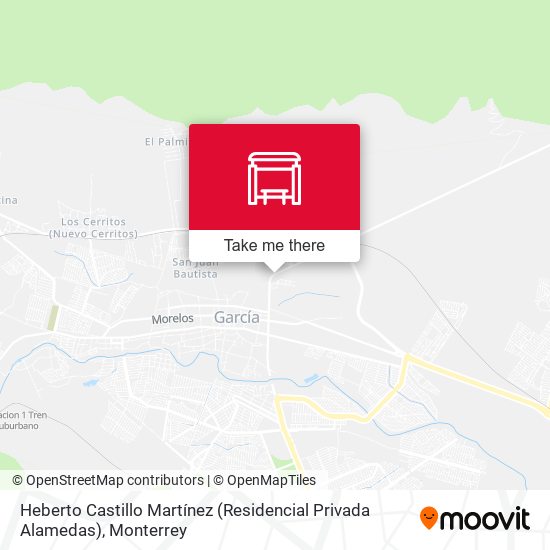 Mapa de Heberto Castillo Martínez (Residencial Privada Alamedas)