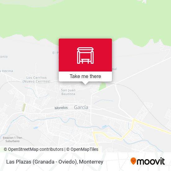 Las Plazas (Granada - Oviedo) map