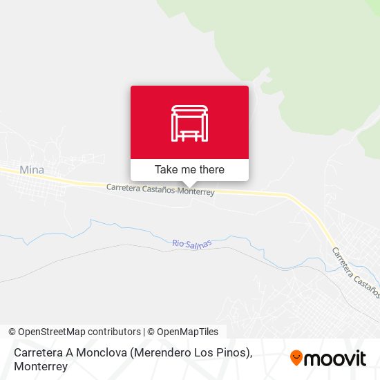 Carretera A Monclova (Merendero Los Pinos) map