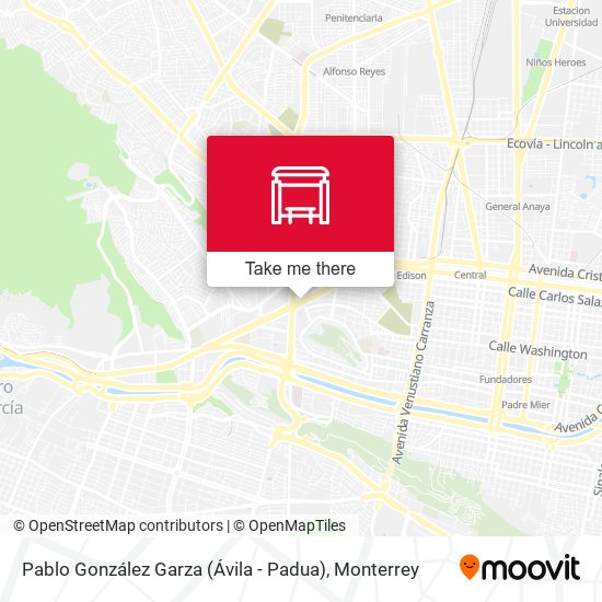 Pablo González Garza (Ávila - Padua) map