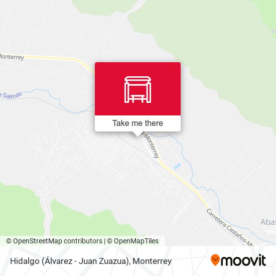 Hidalgo (Álvarez - Juan Zuazua) map