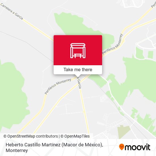 Heberto Castillo Martínez (Macor de México) map