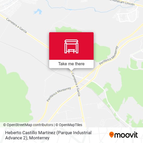 Mapa de Heberto Castillo Martínez (Parque Industrial Advance 2)