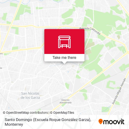 Santo Domingo (Escuela Roque González Garza) map