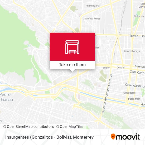 Mapa de Insurgentes (Gonzalitos - Bolivia)