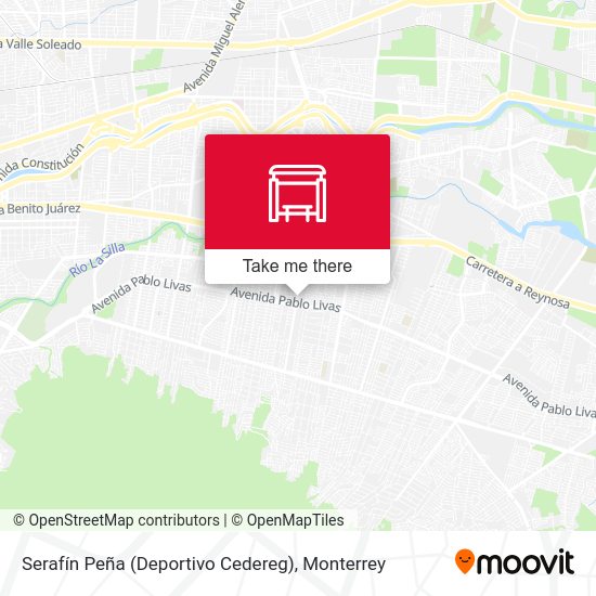 Mapa de Serafín Peña (Deportivo Cedereg)