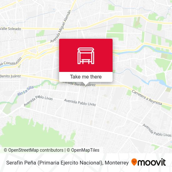 Serafín Peña (Primaria Ejercito Nacional) map
