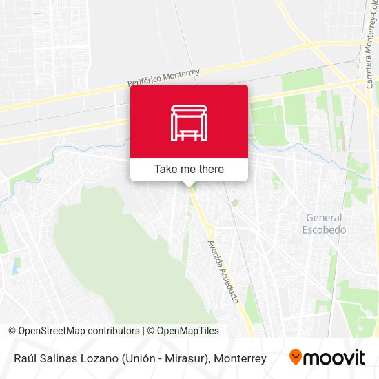 Mapa de Raúl Salinas Lozano (Unión - Mirasur)