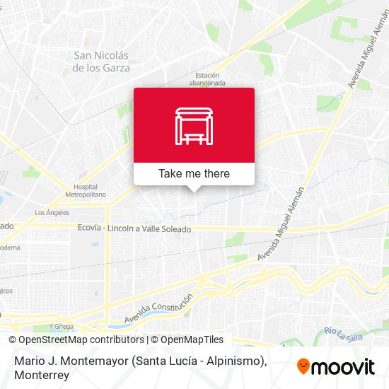 Mario J. Montemayor (Santa Lucía - Alpinismo) map
