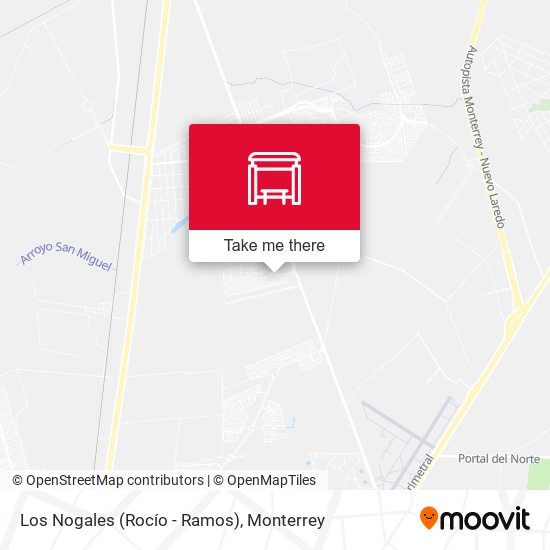 Los Nogales (Rocío - Ramos) map