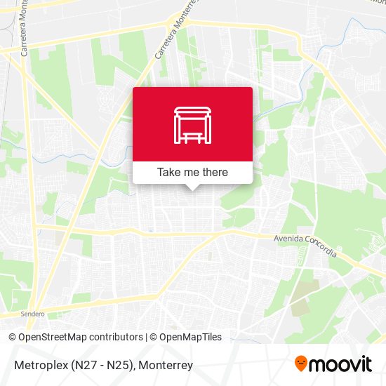Metroplex (N27 - N25) map