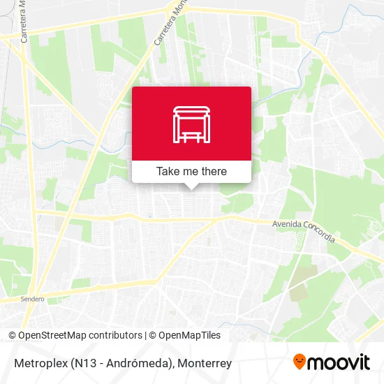 Mapa de Metroplex (N13 - Andrómeda)