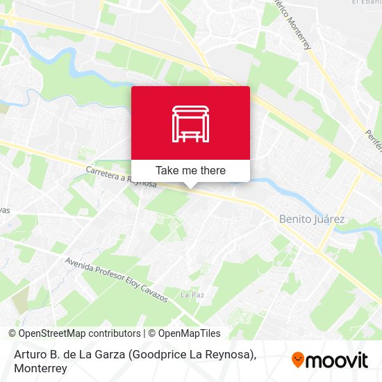 Arturo B. de La Garza (Goodprice La Reynosa) map